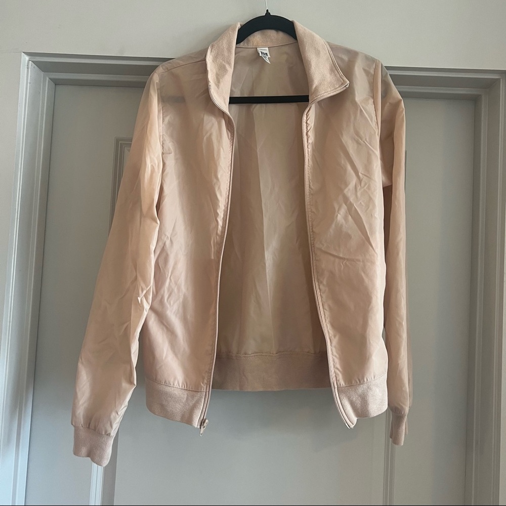 American Apparel Beige Windbreaker XS